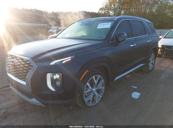 KM8R44HEXLU083898 2020 HYUNDAI PALISADE Dark Blue Przód lewy