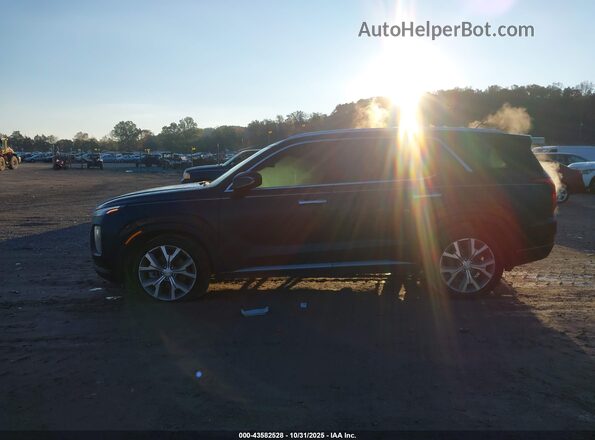KM8R44HEXLU083898 2020 HYUNDAI PALISADE Dark Blue Widok wnętrza 360 stopni