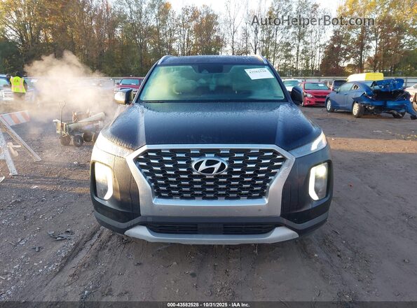KM8R44HEXLU083898 2020 HYUNDAI PALISADE Dark Blue Widok zestawu wskaźników