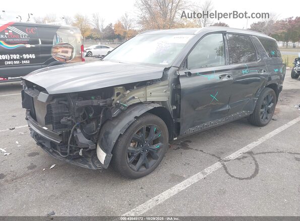 KM8R4DHE0LU062025 2020 HYUNDAI PALISADE Gray Vista tres cuartos delantera izquierda