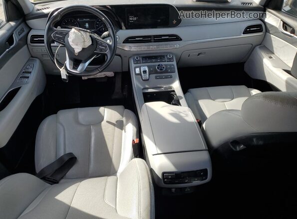 KM8R4DHE7LU104951 2020 HYUNDAI PALISADE Black Widok deski rozdzielczej