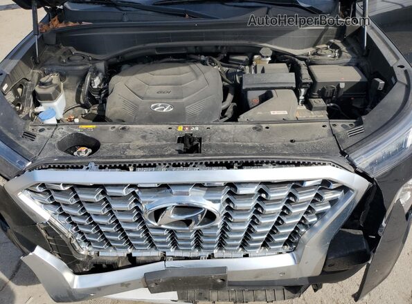 KM8R4DHE7LU104951 2020 HYUNDAI PALISADE Black Widok komory silnika