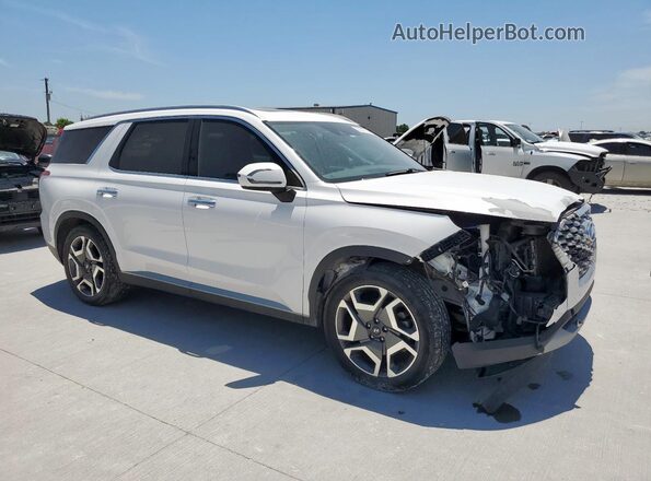 KM8R4DHEXLU073498 2020 HYUNDAI PALISADE White Передня права чверть
