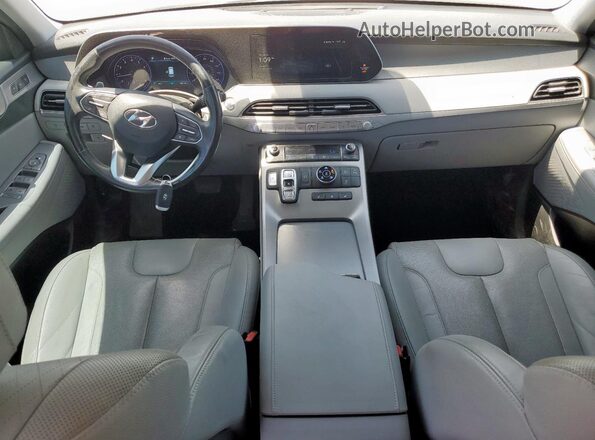 KM8R4DHEXLU073498 2020 HYUNDAI PALISADE White Вид панелі приладів