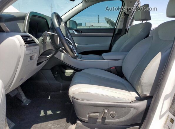 KM8R4DHEXLU073498 2020 HYUNDAI PALISADE White Вид салону спереду
