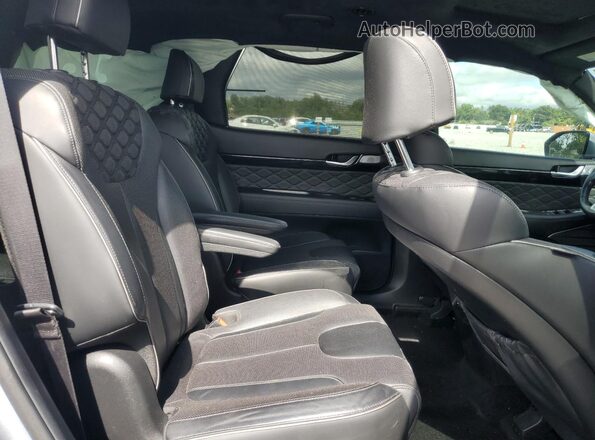 KM8R54HE0LU097757 2020 HYUNDAI PALISADE Silver Widok wnętrza z tyłu