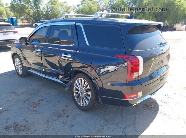 KM8R54HE1LU047448 2020 HYUNDAI PALISADE Dark Blue Задняя левая четверть