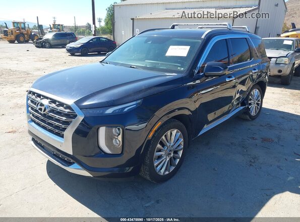KM8R54HE1LU047448 2020 HYUNDAI PALISADE Dark Blue Передняя левая четверть