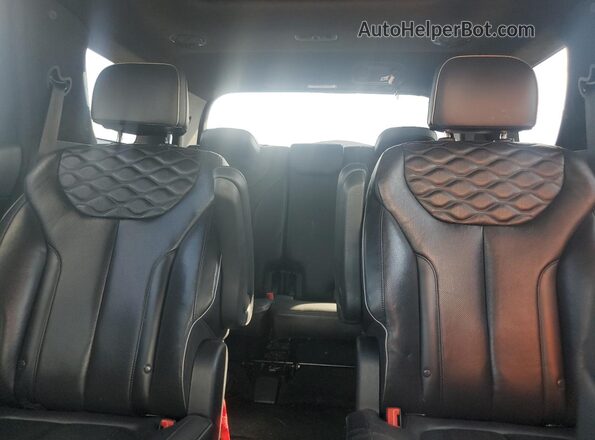 KM8R54HE1LU071068 2020 HYUNDAI PALISADE Black Widok tylnych siedzeń
