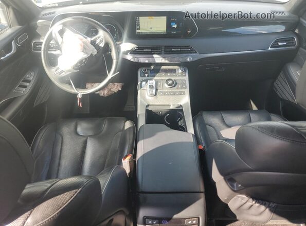 KM8R54HE1LU071068 2020 HYUNDAI PALISADE Black Widok deski rozdzielczej