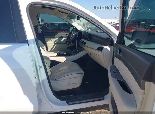 KM8R54HE4LU093727 2020 HYUNDAI PALISADE White Vista interior delantera