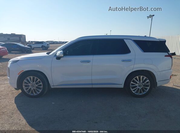 KM8R54HE4LU093727 2020 HYUNDAI PALISADE White Vista interior de 360 grados
