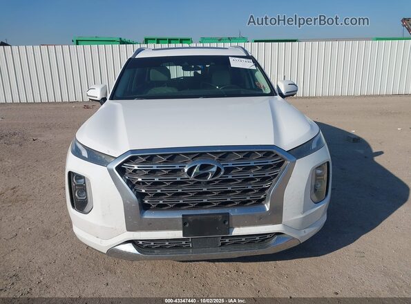 KM8R54HE4LU093727 2020 HYUNDAI PALISADE White Vista del cuadro de instrumentos