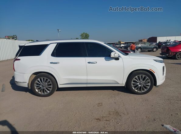 KM8R54HE4LU093727 2020 HYUNDAI PALISADE White Vista interior trasera