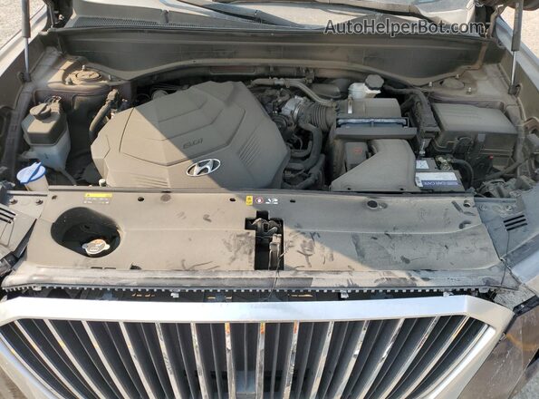 KM8R54HE7LU078543 2020 HYUNDAI PALISADE Burgundy Widok wnętrza z tyłu