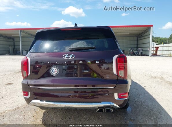 KM8R54HE7LU129345 2020 HYUNDAI PALISADE Maroon 