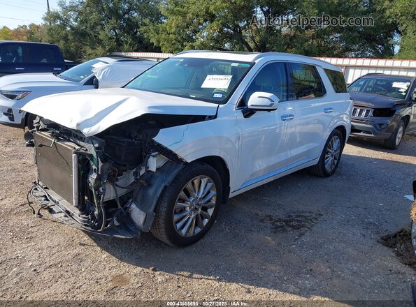 KM8R54HE8LU073433 2020 HYUNDAI PALISADE Белый Передняя левая четверть