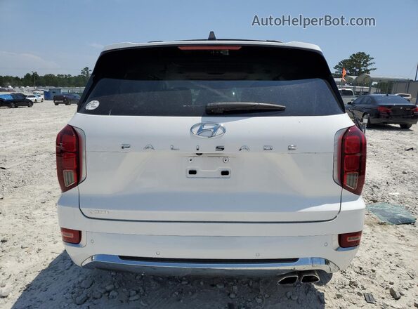 KM8R54HE8LU135820 2020 HYUNDAI PALISADE White Widok z tyłu