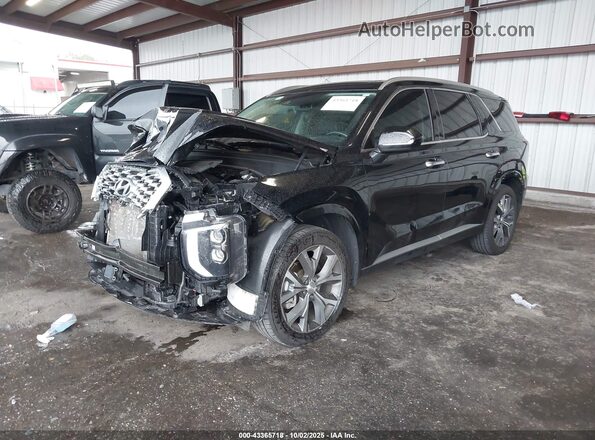 KM8R54HEXNU414902 2022 HYUNDAI PALISADE Black Vista tres cuartos delantera izquierda