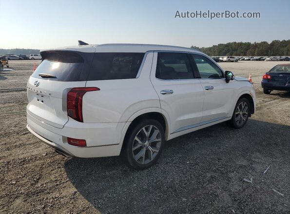 KM8R54HEXNU419498 2022 HYUNDAI PALISADE Белый Задняя правая четверть