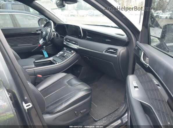 KM8R5DHE2LU052416 2020 HYUNDAI PALISADE Синий Вид салона спереди