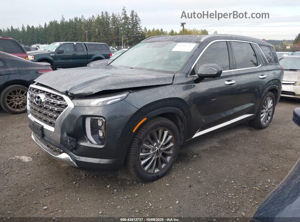 KM8R5DHE2LU052416 2020 HYUNDAI PALISADE Синий Передняя левая четверть