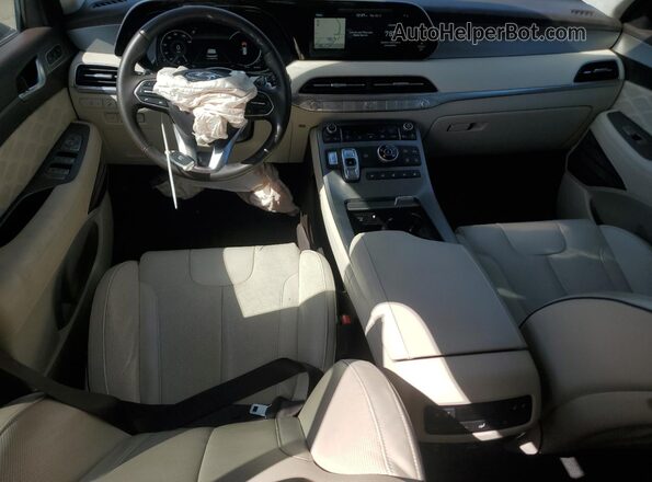 KM8R5DHE3LU169874 2020 HYUNDAI PALISADE Gray Widok deski rozdzielczej