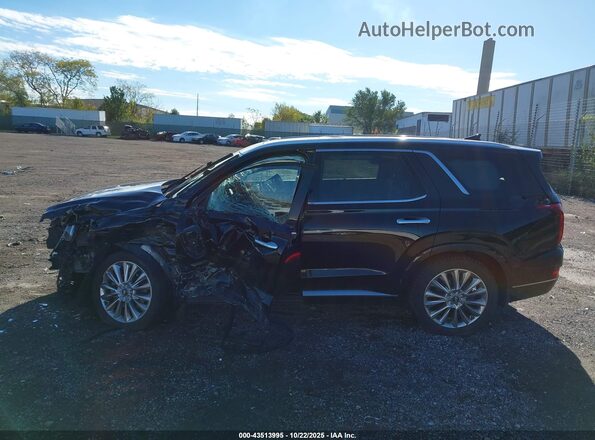 KM8R5DHE4LU146927 2020 HYUNDAI PALISADE Black Widok wnętrza z tyłu