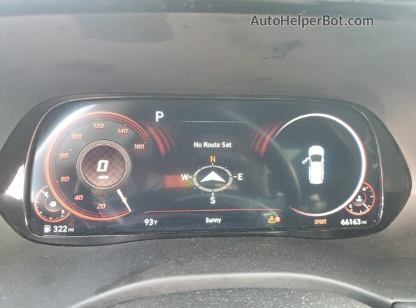 KM8R5DHE5LU124709 2020 HYUNDAI PALISADE Угольный Вид щитка приборов