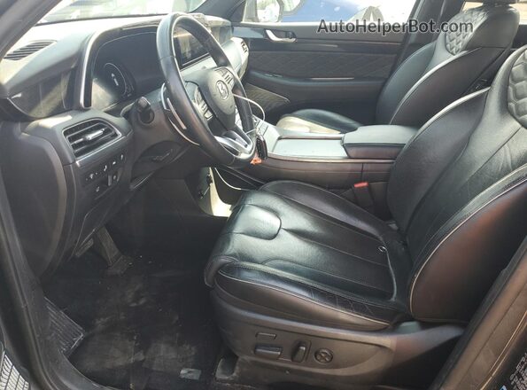 KM8R5DHE5LU124709 2020 HYUNDAI PALISADE Угольный Вид салона спереди