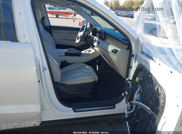 KM8R5DHE5MU299401 2021 HYUNDAI PALISADE White Widok wnętrza z przodu