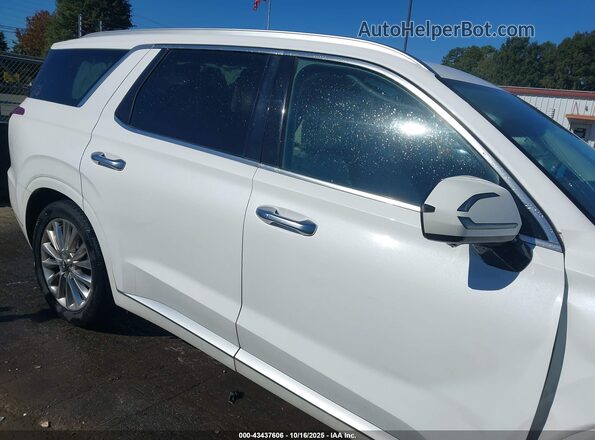 KM8R5DHE6LU096192 2020 HYUNDAI PALISADE White Vista interior trasera