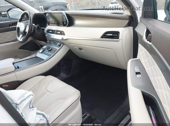 KM8R5DHE7LU154620 2020 HYUNDAI PALISADE White Widok wnętrza z przodu