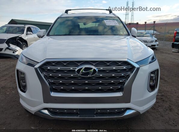 KM8R5DHE7LU154620 2020 HYUNDAI PALISADE White Widok zestawu wskaźników