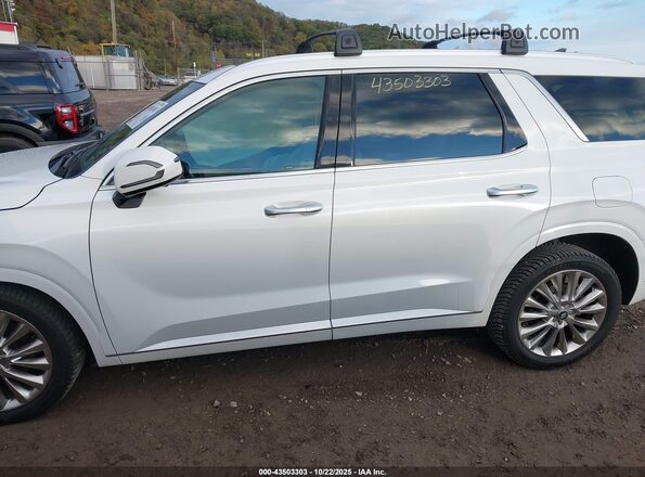 KM8R5DHE7LU154620 2020 HYUNDAI PALISADE White Widok wnętrza 360 stopni