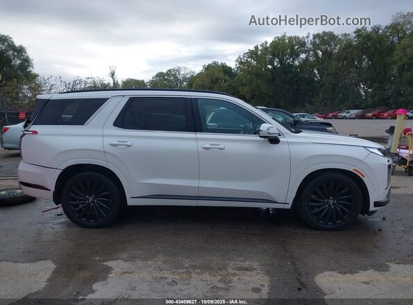 KM8R7DGE4RU689151 2024 HYUNDAI PALISADE White Vista interior de 360 grados