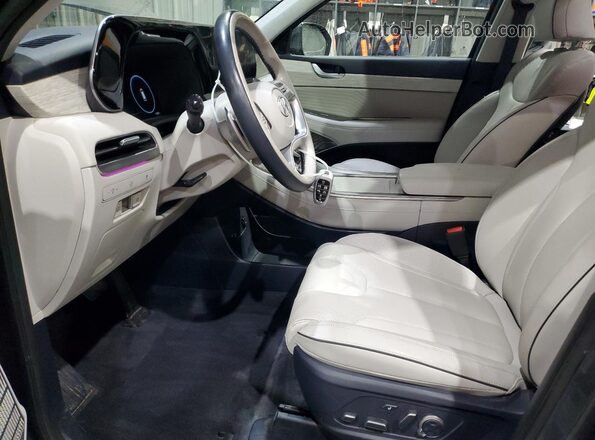 KM8R7DGE4RU728210 2024 HYUNDAI PALISADE Gray Front interior view