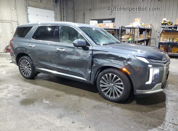 KM8R7DGE4RU728210 2024 HYUNDAI PALISADE Gray Front right