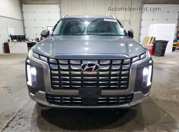 KM8R7DGE4RU728210 2024 HYUNDAI PALISADE Gray Front view