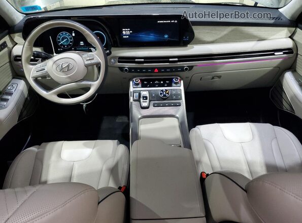 KM8R7DGE4RU728210 2024 HYUNDAI PALISADE Gray Dashboard view