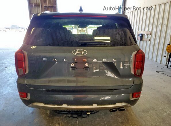 KM8R7DHE1NU407413 2022 HYUNDAI PALISADE Серый Вид сзади