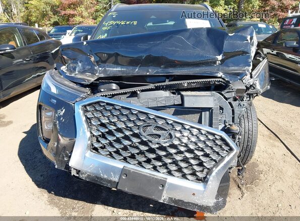 KM8R7DHE4MU264438 2021 HYUNDAI PALISADE Black Widok z tyłu