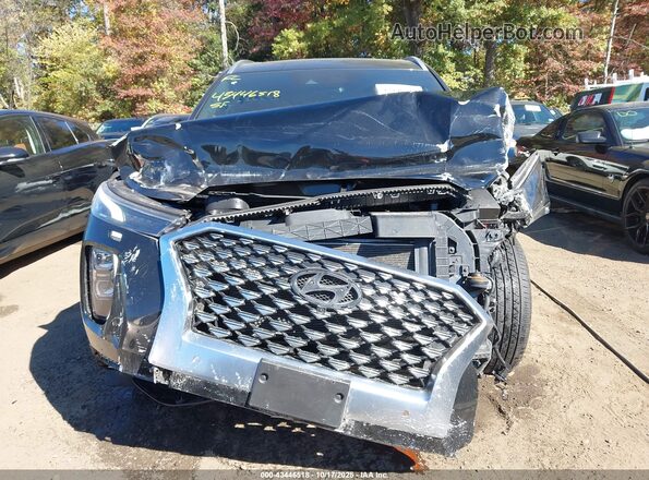 KM8R7DHE4MU264438 2021 HYUNDAI PALISADE Black Widok zestawu wskaźników