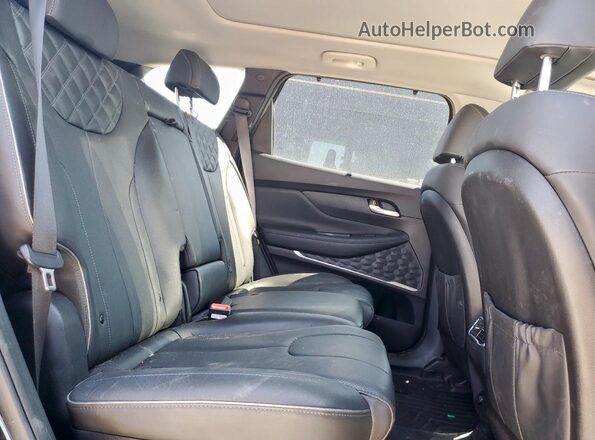 KM8S3DA10MU004350 2021 HYUNDAI SANTA Черный Вид задней части салона