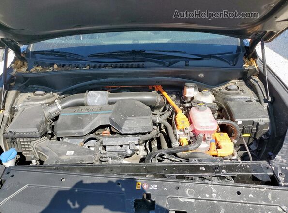 KM8S3DA10MU004350 2021 HYUNDAI SANTA Черный Вид подкапотного пространства