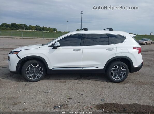 KM8S3DA15NU036468 2022 HYUNDAI SANTA FE HYBRID White Widok wnętrza 360 stopni