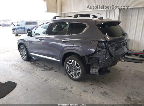 KM8S5DA1XMU012403 2021 HYUNDAI SANTA FE HYBRID Silver Հետևի ձախ