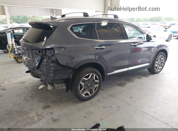 KM8S5DA1XMU012403 2021 HYUNDAI SANTA FE HYBRID Silver Հետևի աջ