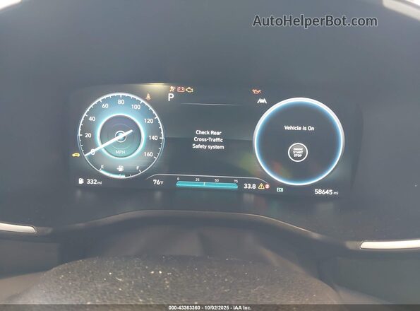 KM8S5DA1XMU012403 2021 HYUNDAI SANTA FE HYBRID Silver Հետևի նստատեղերի տեսք