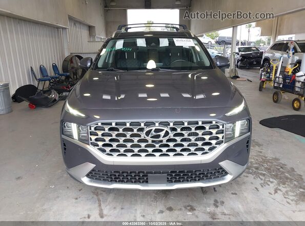 KM8S5DA1XMU012403 2021 HYUNDAI SANTA FE HYBRID Silver Սալոնի հետևի տեսք